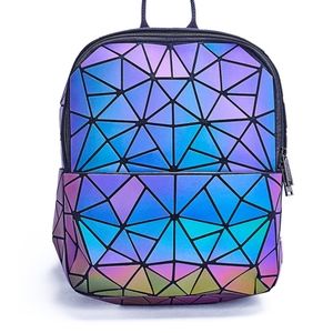 Holographic small backpack